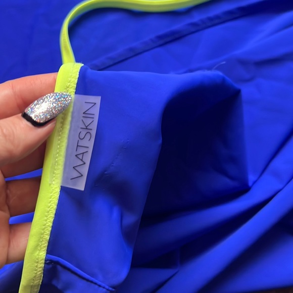 Olivia Wrap Skirt in Azul - Picture 4 of 8